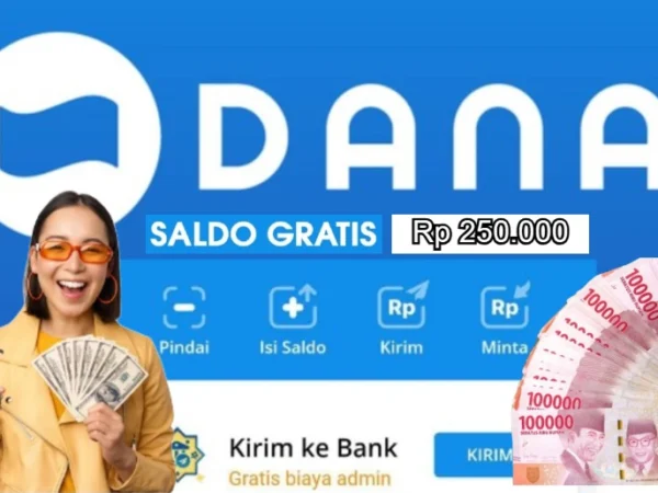 Saldo DANA gratis bida didapat hanya dengan daftarkan email.