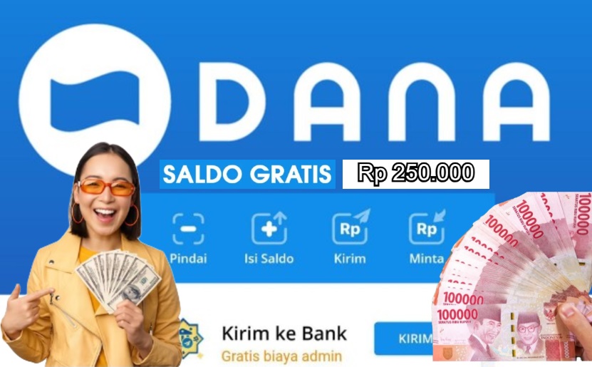 Saldo DANA gratis bida didapat hanya dengan daftarkan email.