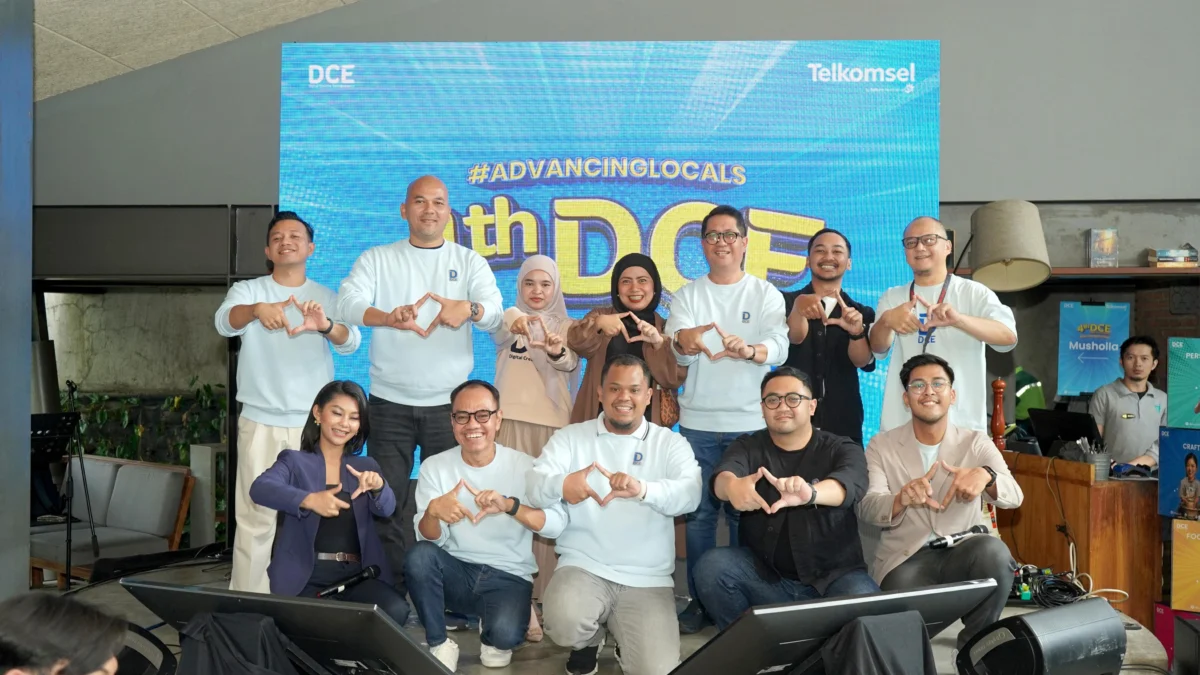 Peluncuran program Digital Creative Entrepreneurs (DCE) ke-4 dengan tema “Advancing Locals” oleh Telkomsel.