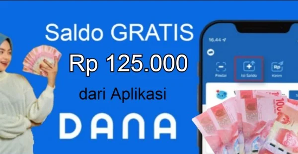 Saldo gratis langsung dari Aplikasi DANA