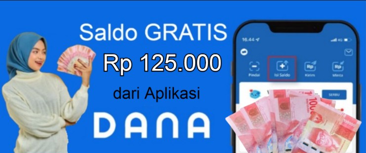 Saldo gratis langsung dari Aplikasi DANA