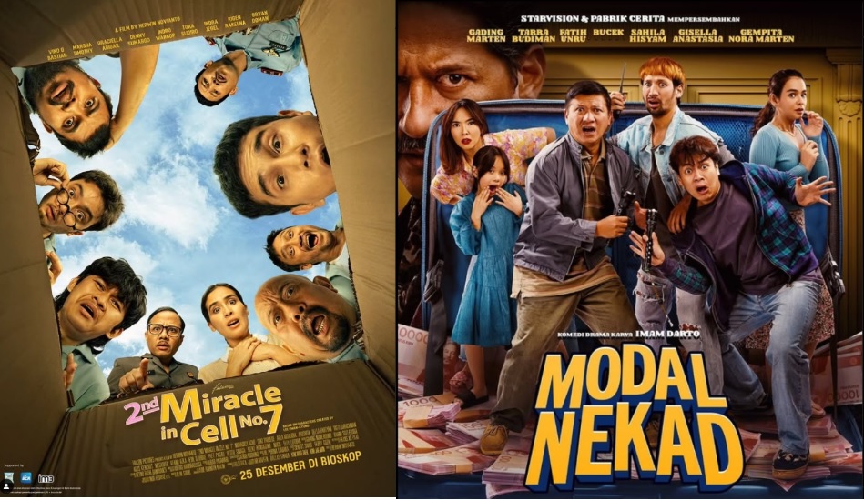 BEberapa Film yang masih tayang di CGV MIM Bandung pada Liburan 1 Januari 2025.