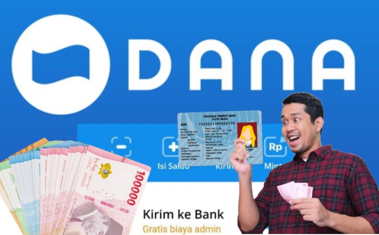 Ambil Saldo DANA gratis Rp450.000 hanya dengan NIK KTP