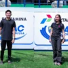 Yanuar (kiri) dan Vira (kanan) saat hadir di Pertamina SAC Indonesia 2024-2025 West Java Qualifiers