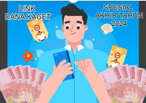 LINK DANA kaget spesial akhir tahun hanya dengan buka amplop virtual.