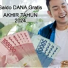 Saldo DANA gratis spesial akhir tahun bisa kamu dapatkan hanya dengan gunakan No WA.