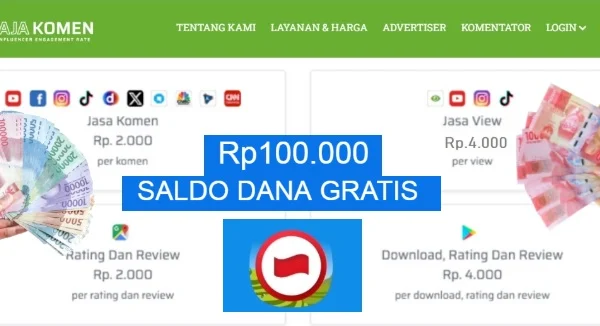 Saldo DANA gratis siap di Klaim dari aplikasi ini.