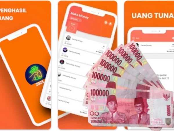 Aplikasi penghasil uang langsung cair masuk eWallet.