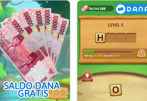 Saldo DANA gratis dengan permainan mudah di aplikasi ini.