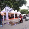 Kegiatan City Rolling sebagai bagian dari rangkaian acara Regional Public Launching New Honda Scoopy.