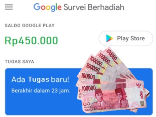 Uang saku gratis dari Google yang bisa kamu coba dapatkan.