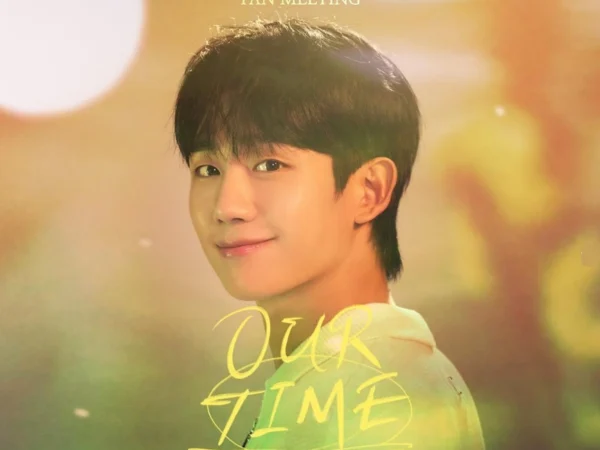 Poster acara Fan MEeting Jung Hae In di Jakarta .