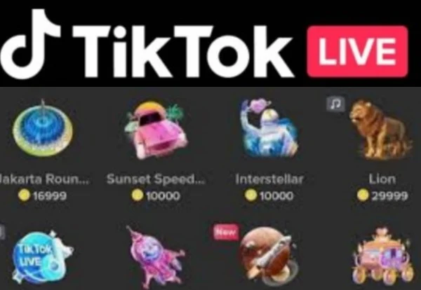 Daftar harga gift atau hadiah dari Tiktok Live