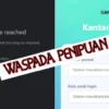 Aplikasi Kantar Work yang diduga akan scam.