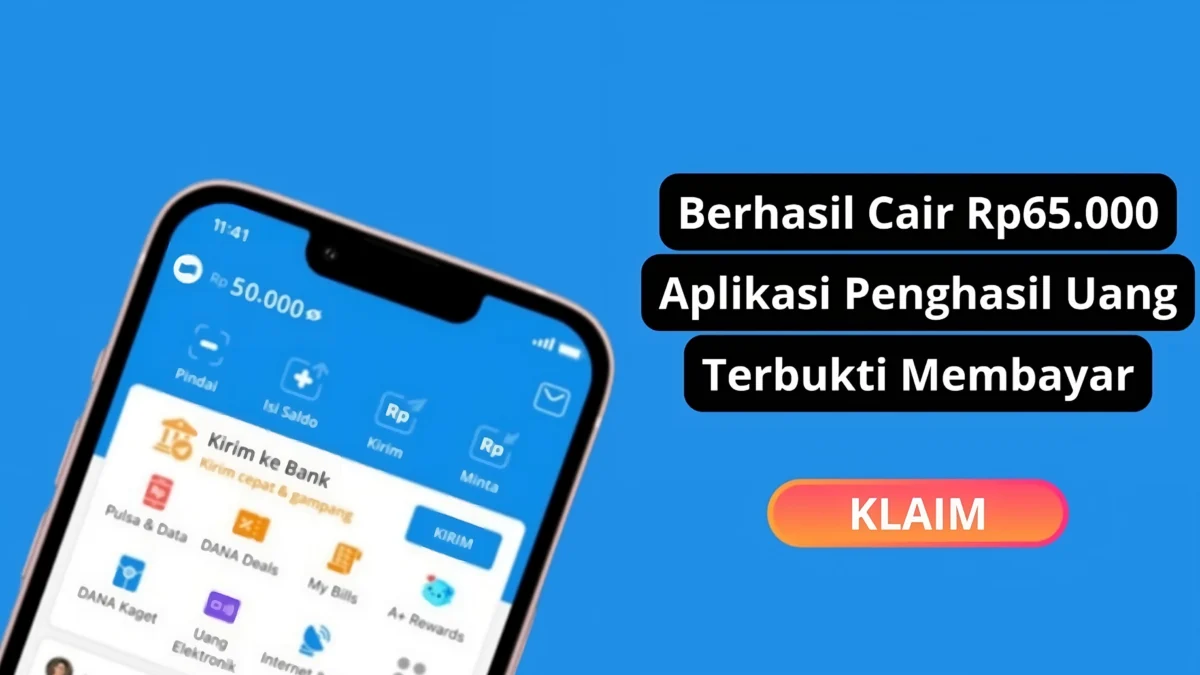 Berhasil Cair Rp65.000 di Aplikasi Penghasil Uang Terbukti Membayar