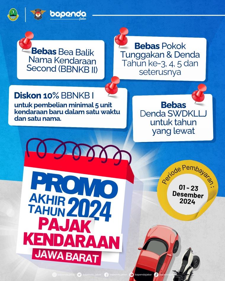 Bapenda Jabar Promo Akhir Tahun 2024