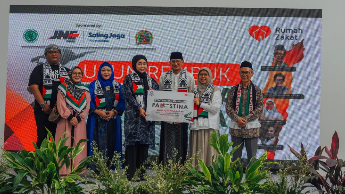 Amgala Foundation Serahkan Bantuan Sumur Bor untuk Palestina