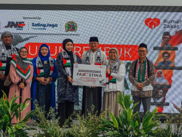 Amgala Foundation Serahkan Bantuan Sumur Bor untuk Palestina