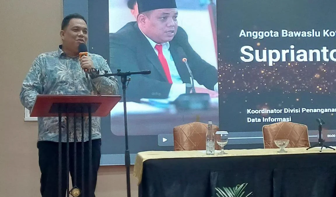 Kordiv Penanganan Pelanggaran Data dan Informasi Bawaslu Kota Bogor, Supriantona Siburian. (Yudha Prananda / Jabar Ekspres)