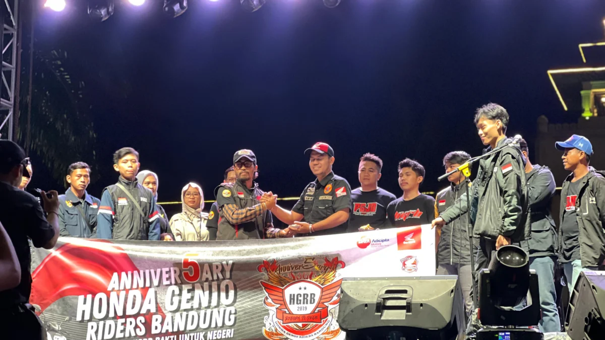 5th Anniver5ary HGRB: Solidaritas dan Dedikasi Honda Genio Riders Bandung