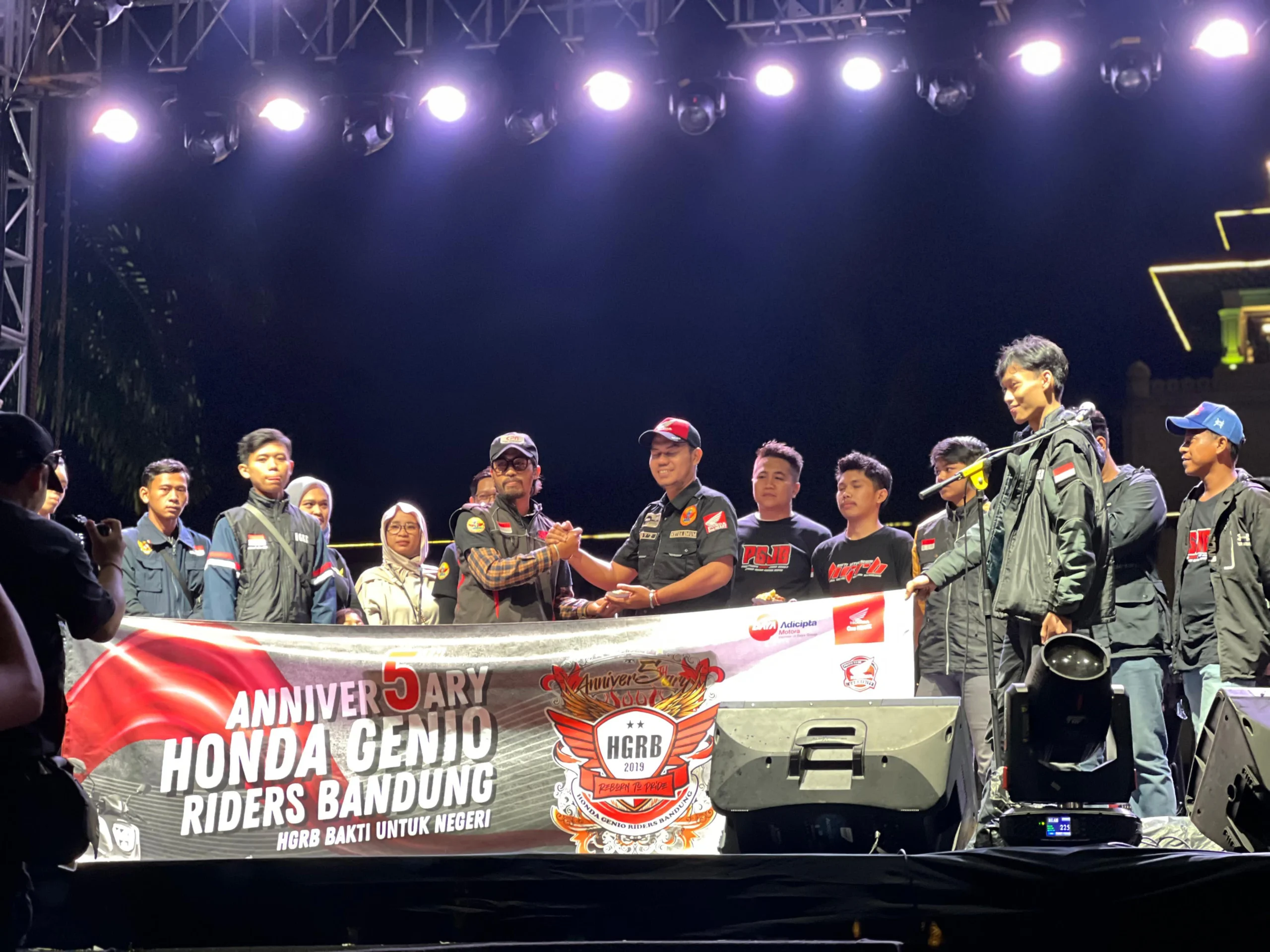 5th Anniver5ary HGRB: Solidaritas dan Dedikasi Honda Genio Riders Bandung