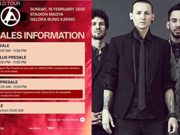 WAR Tiket Konser Linkin Park Jakarta 2025, Ini Harganya