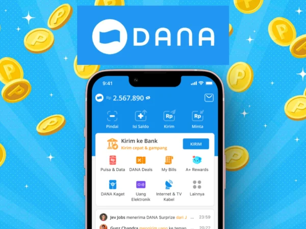 Ambil Reward Saldo e-Wallet DANA Gratis Rp80.000 untuk Satu Kali Login Aplikasi