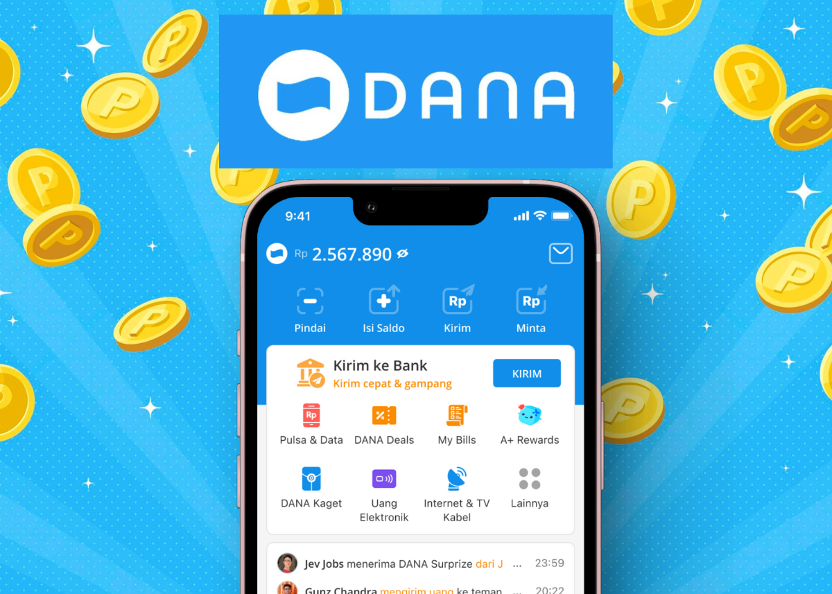 Ambil Reward Saldo e-Wallet DANA Gratis Rp80.000 untuk Satu Kali Login Aplikasi