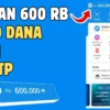 Masih Ada! Segera Cairkan Saldo DANA Gratis Rp 600 Ribu Pakai NIK KTP, Cek Caranya