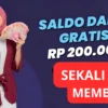 Aplikasi Uang Sekali Membayar Rp200.000 Saldo DANA Gratis