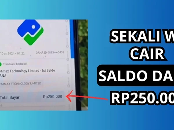 Sekali WD Cair Saldo DANA Gratis Rp250.000 