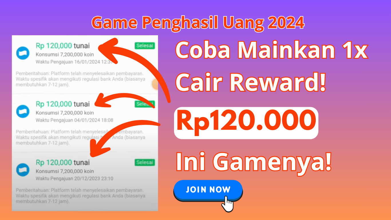 Cair Rp120.000/Hari di Game Penghasil Uang 2024 Ini