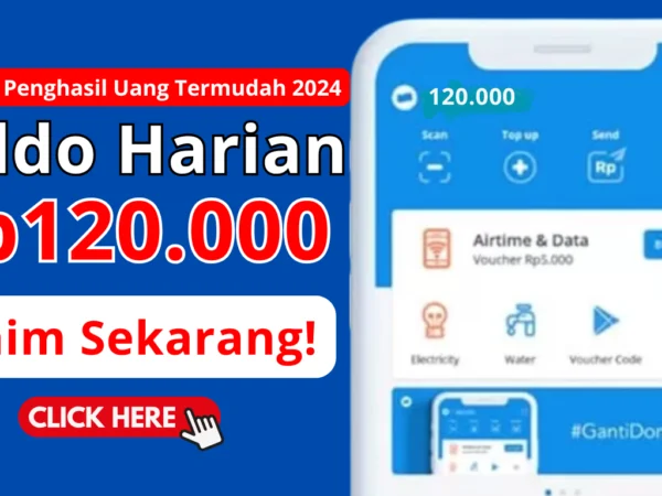 WOW! Rp 120.000/Hari Masuk ke E-Wallet dari Aplikasi Penghasil Uang Termudah Akhir Tahun 2024