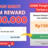 Khusus Pemain Baru KLAIM Rp150.000 di Game Penghasil Uang 2024 Berikut Ini