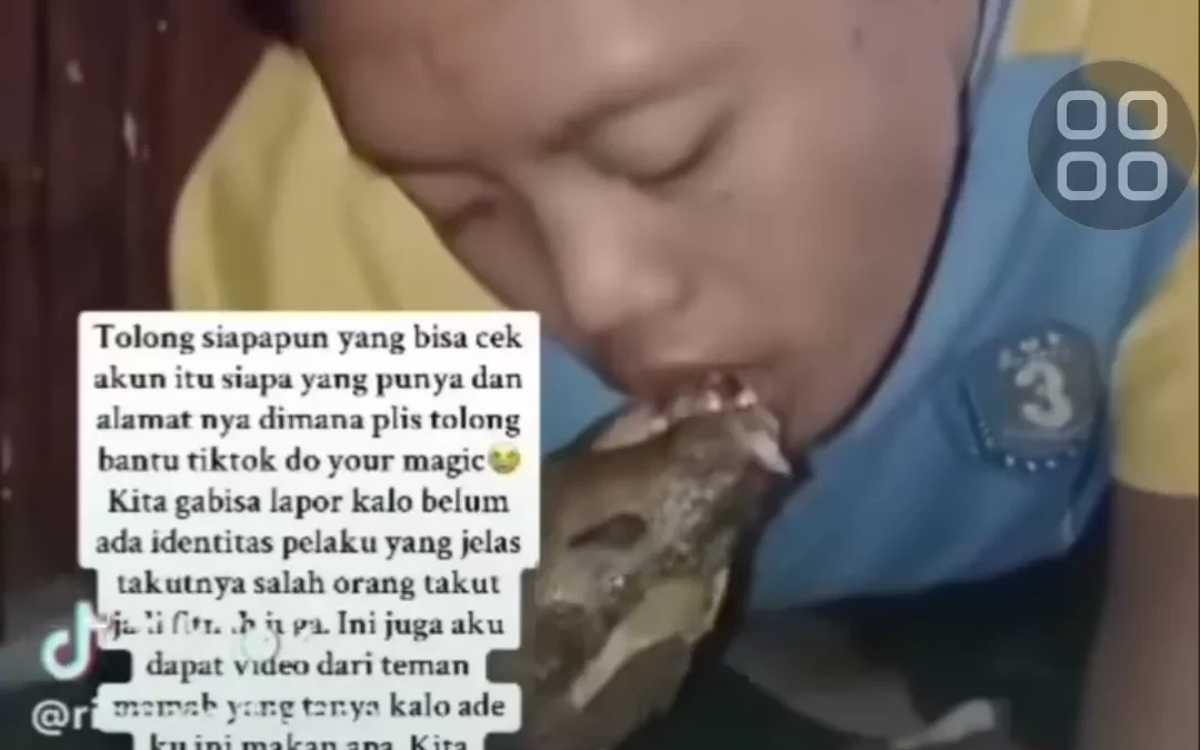 Viral di media sosial seorang anak berkebutuhan khusus dirundung dengan cara dipaksa memakan daging musang. (Instagram aboutbdgcom)