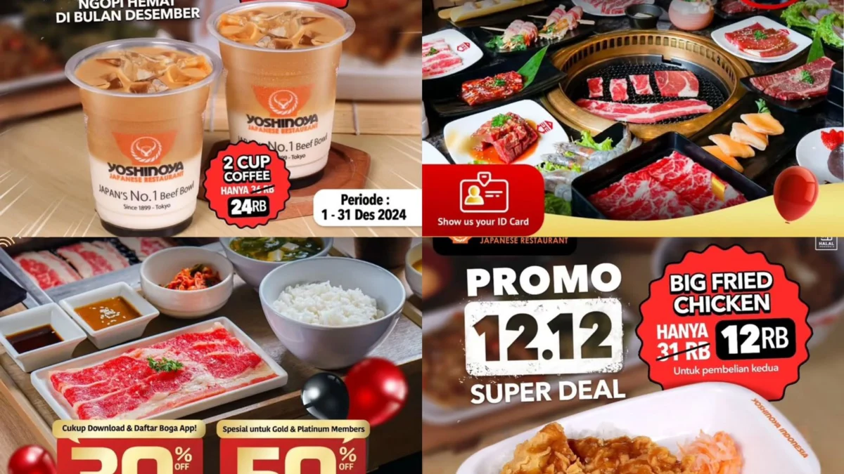 Klaim Promo Desember 2024, Hemat Makan & Minum Enak di Tempat Ini