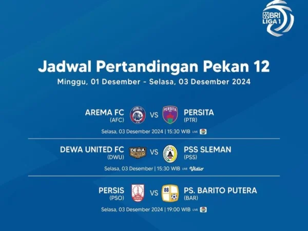 LINK Streaming Persis vs Barito Putera di Pertandingan BRI Liga 1 2024/2025, Hari Ini