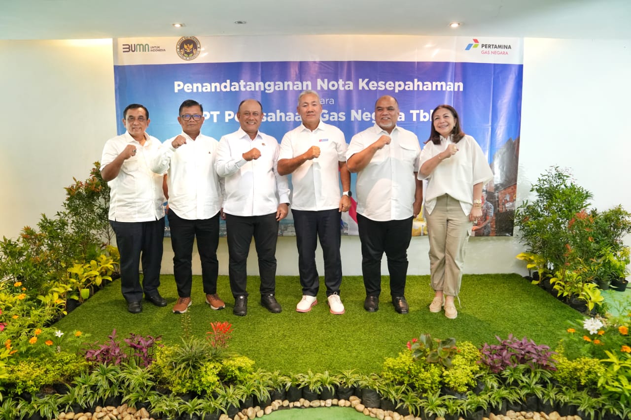 PT PGN Tbk dan Badan Gizi Nasional (BGN) melakukan kerja sama dalam rangka penyaluran gas bumi untuk mendukung program Makan Bergizi Gratis (MBG).