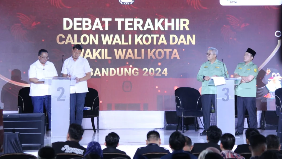 Ilustrasi paslon terpilih Farhan - Erwin (kanan) saat debat publik beberapa waktu lalu.