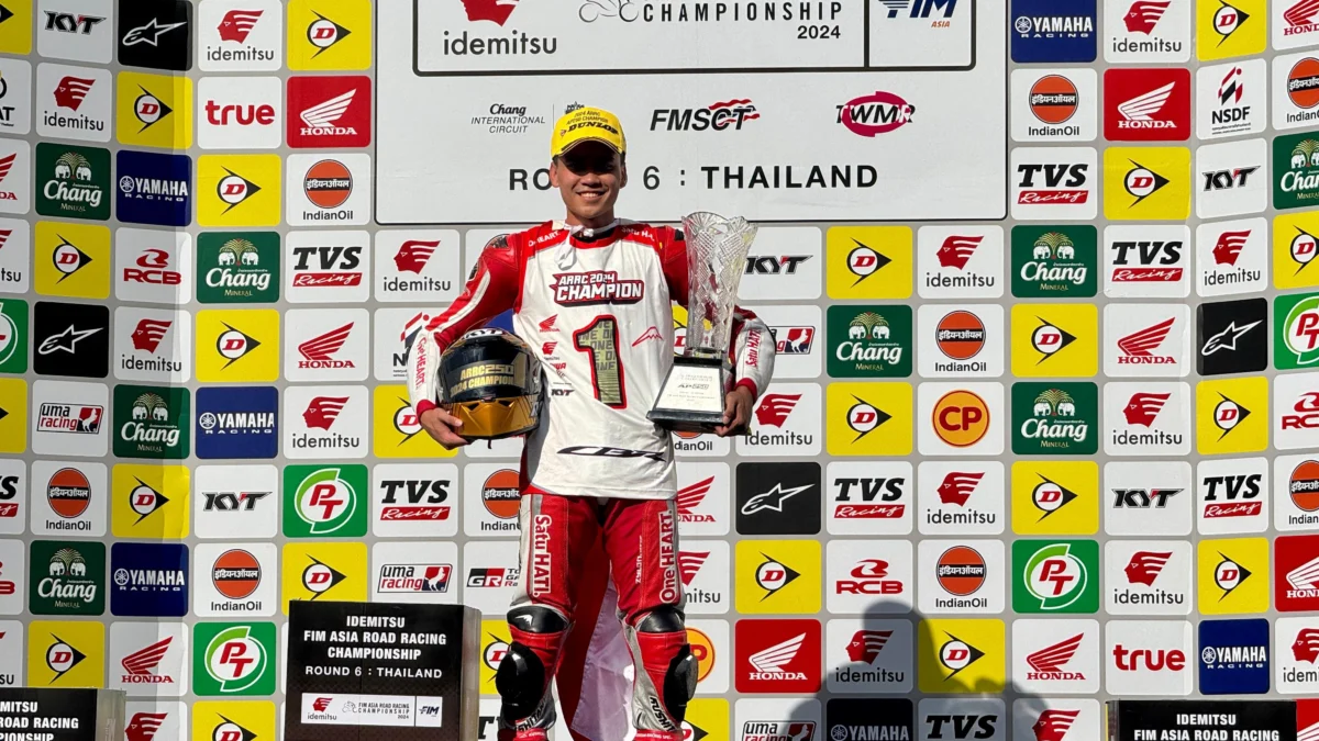 CBR250RR Tak Tertandingi, Pebalap Astra Honda Kembali Raih Juara Asia di ARRC 2024