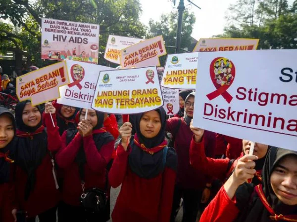 Ist. Seruan aksi solidaritas HIV/AIDS. Dok Jabar Ekspres