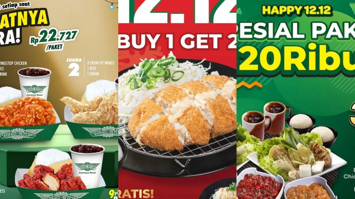 3 Promo Spesial 12.12 Makan Enak & Hemat di Tempat Ini!