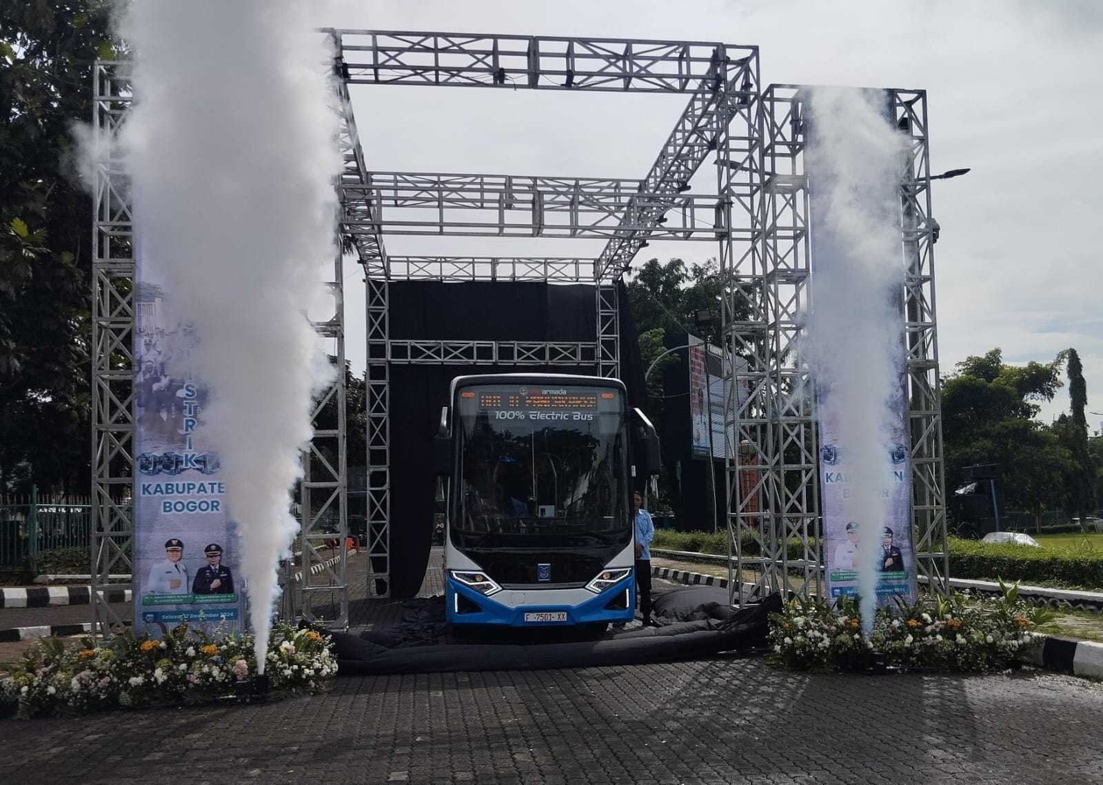 Pemkab Bogor Luncurkan Bus Listrik Gratis, Ini Rutenya !