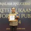 Sebanyak 36 perusahaan BUMN dari Total 162 badan publik mendapatkan kualifikasi “Informatif”.