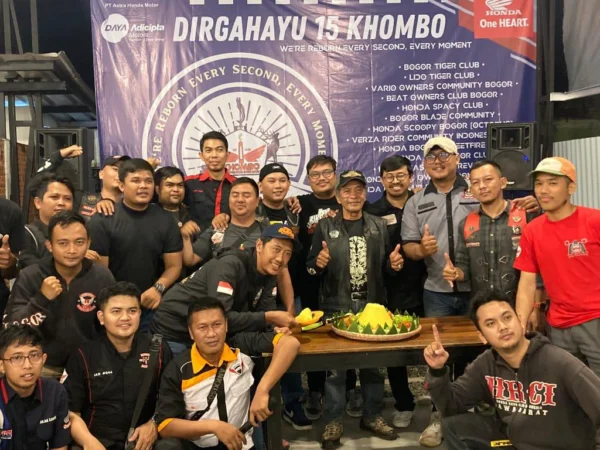 Komunitas Honda Motor Bogor (KHOMBO) Rayakan Anniversary ke-15