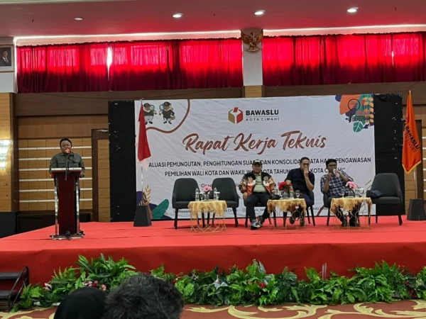 Rapat Kerja Teknis, Bawaslu Evaluasi Pilkada Cimahi 2024 (mong)