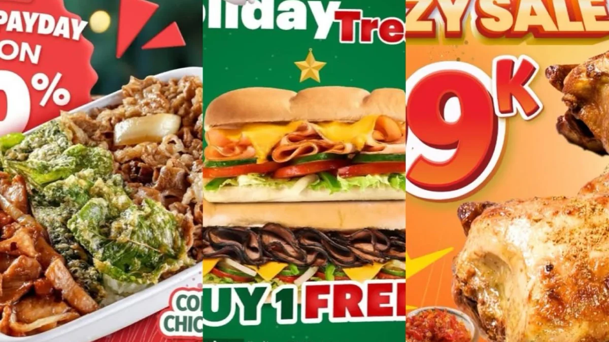 Promo Tahun Baru Klaim di Yoshinoya, Subway, dan Emados Spesial Desember 2024