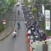 Kendaraan mulai memadati wilayah Lembang, Bandung Barat berdasarkan pantauan CCTV milik Dishub Bandung Barat. Dok ATCS Dishub KBB