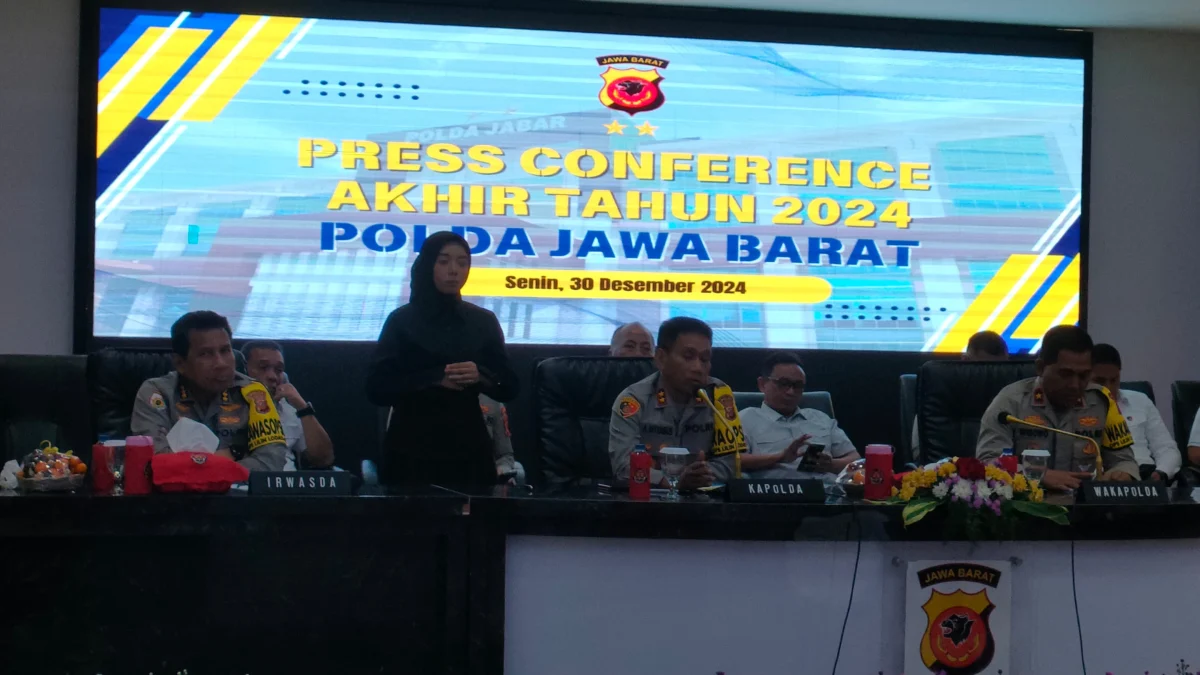 Dok. Konferensi Pers Polda Jabar. Senin (30/12). Foto. Sandi Nugraha.