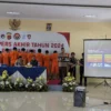 Polres Banjar saat menggelar rilis akhir tahun, Selasa 31 Desember 2024. (Cecep Herdi/Jabar Ekspres)